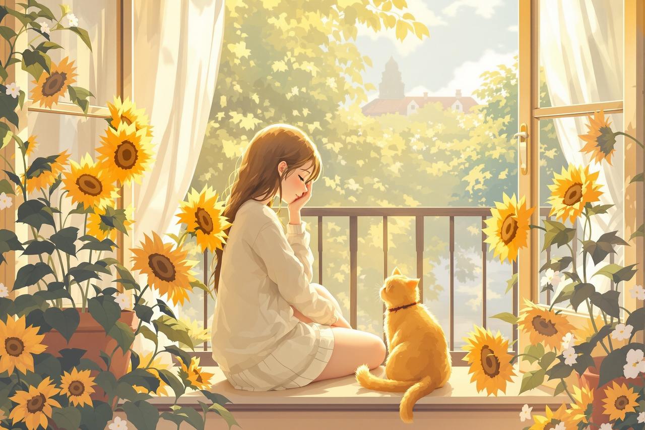 黄果剧场 - 猫与向日葵